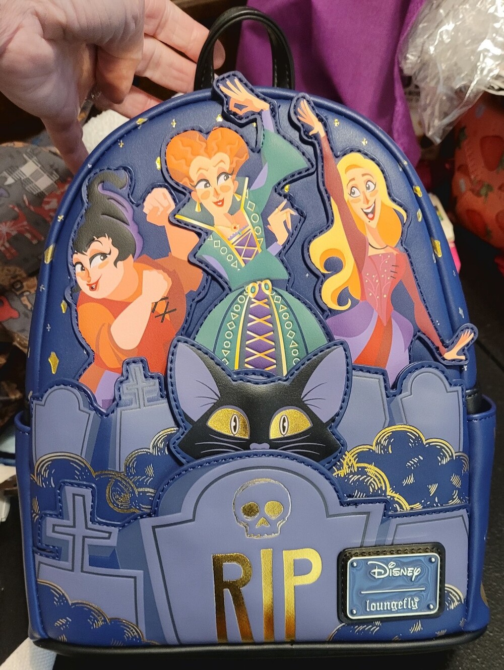 Loungefly Disney Hocus Pocus Sisters & Binx Mini Backpack